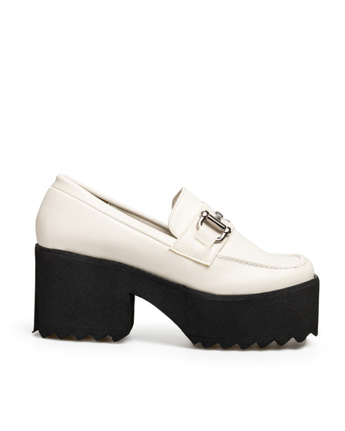 Mocasín Latte Plataforma 7703